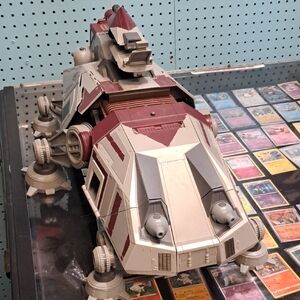 Star Wars Vehicle Toy with Red and Gray Accents
